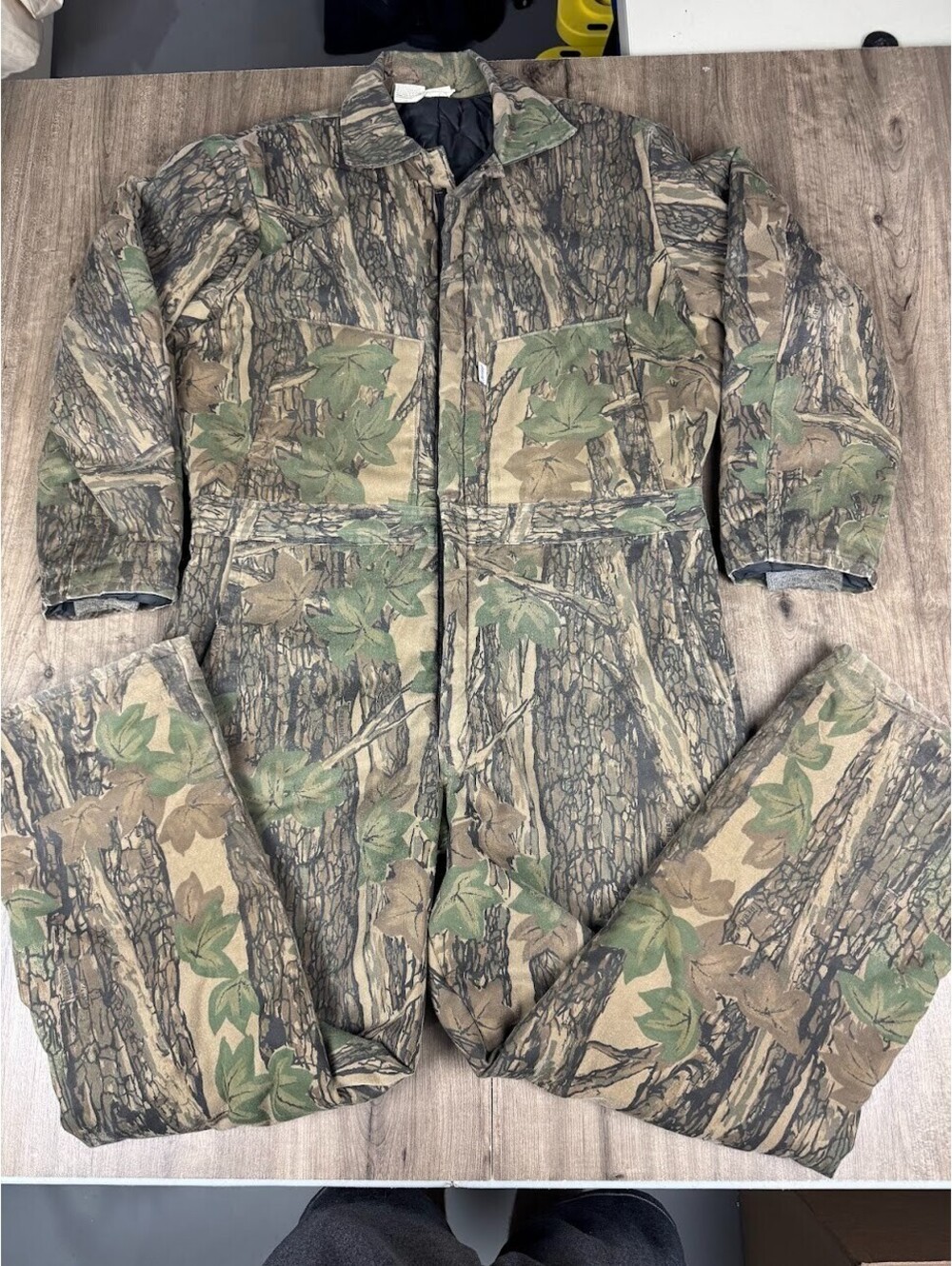 LIBERTY Coveralls Men's L REG REALTREE CAMO USA  MADE Hunting Vintage Jumpsuit